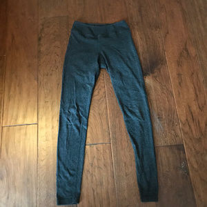 Knit charcoal leggings